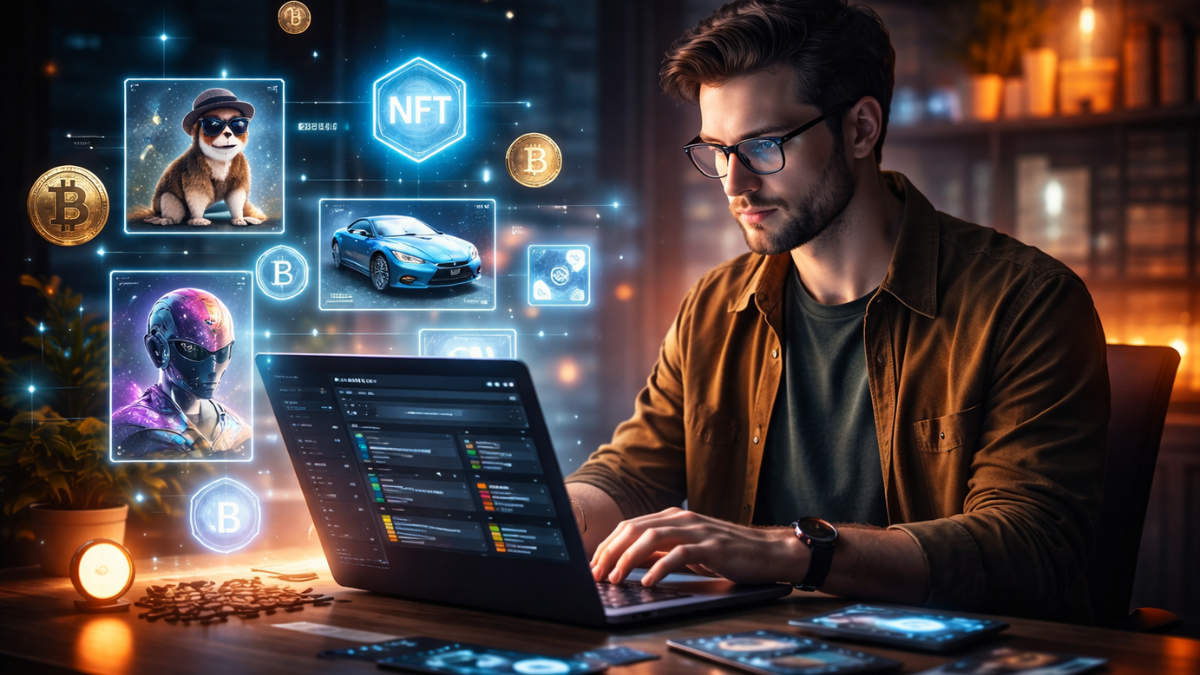 Digital creator using Web3 tools for ownership and monetization