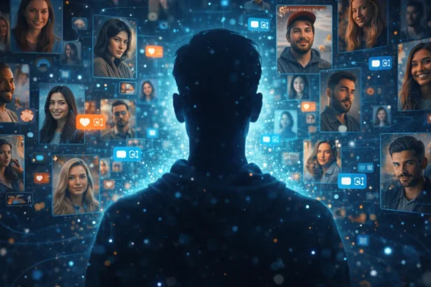 Digital identity shaped by parasocial relationships and online influence