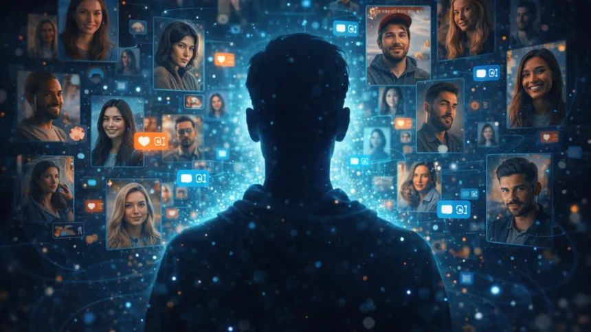 Digital identity shaped by parasocial relationships and online influence