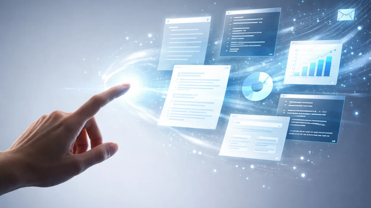 Human guiding AI-generated work and automated digital processes