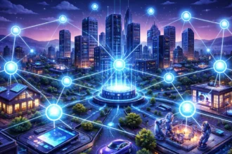Smart city powered by edge AI processing data locally