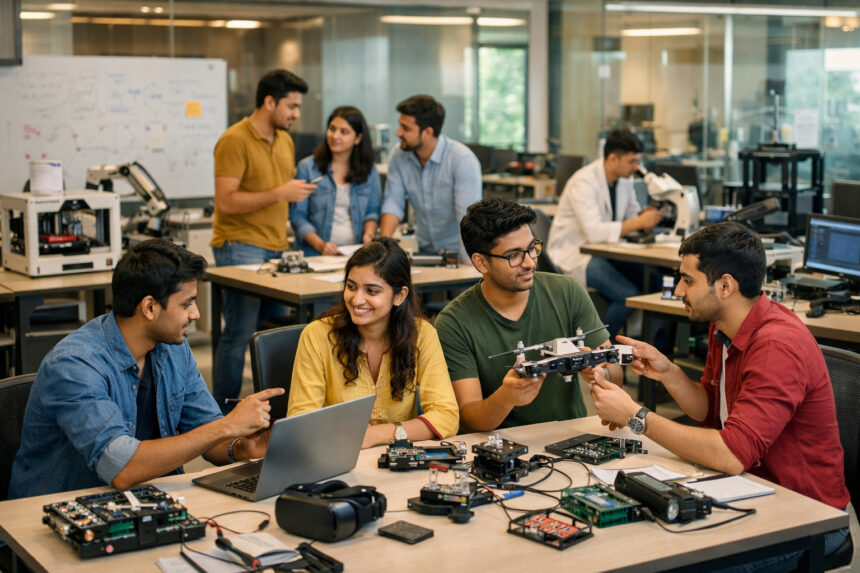University-based startup incubator in India supporting student entrepreneurs through structured incubation support programs.