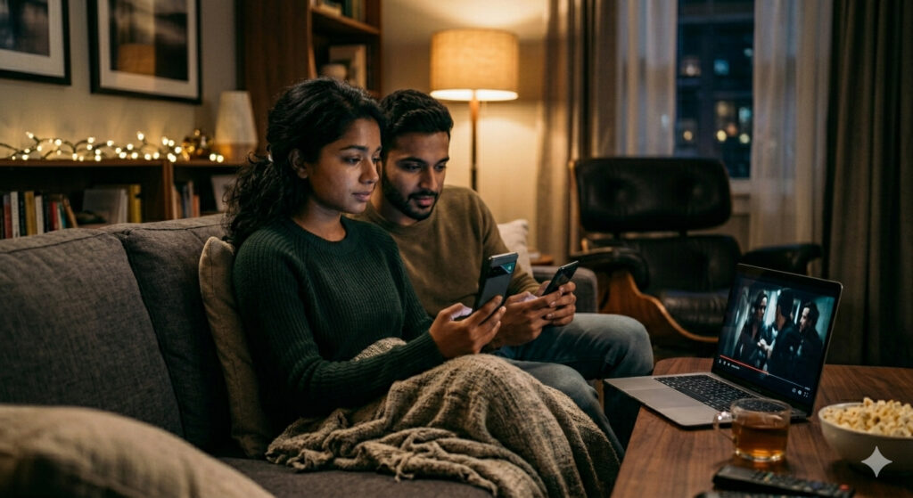 People discussing films online showing debate around propaganda meaning in movies