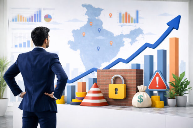 Scaling Indian startups showing growth barriers, funding challenges, and market complexity in India