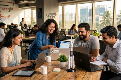 Startup India initiative branding representing policy framework under Government Schemes for Startups in India.