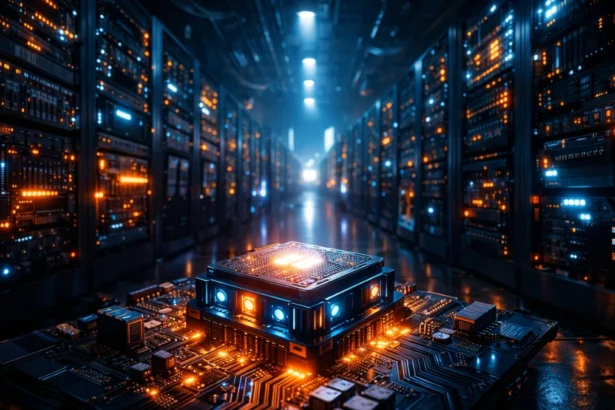 AI chips powering modern data center infrastructure