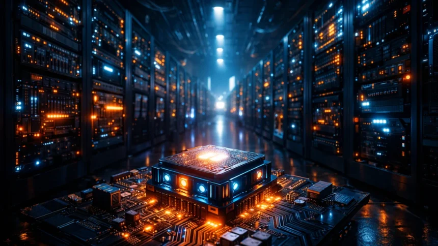 AI chips powering modern data center infrastructure