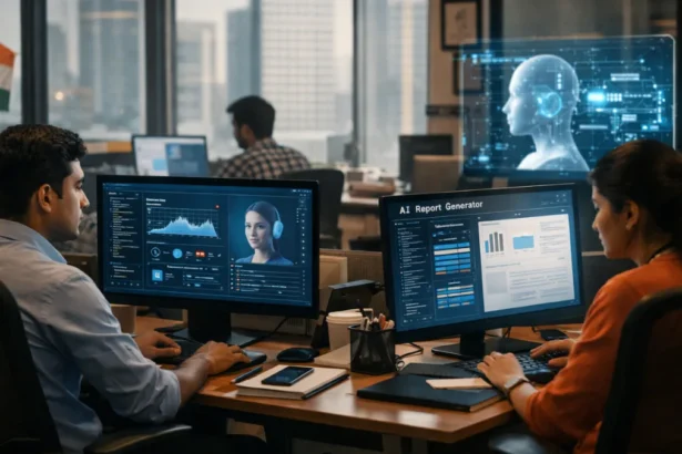 AI transforming modern office jobs in India with automation tools