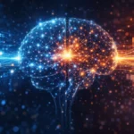 Artificial intelligence transforming data into insights visualization