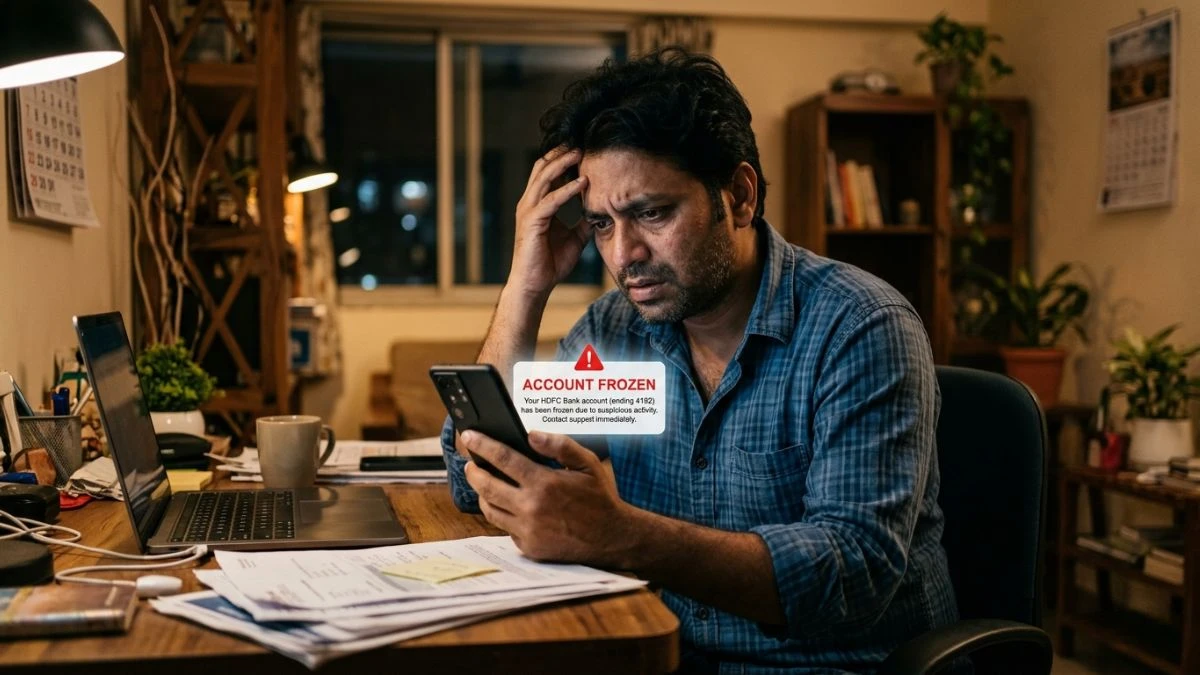 Bank Account Frozen India