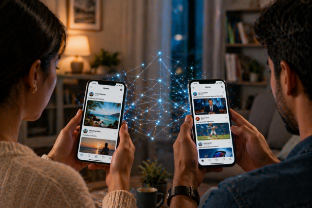 algorithm influence social media personalized feed showing different content for users