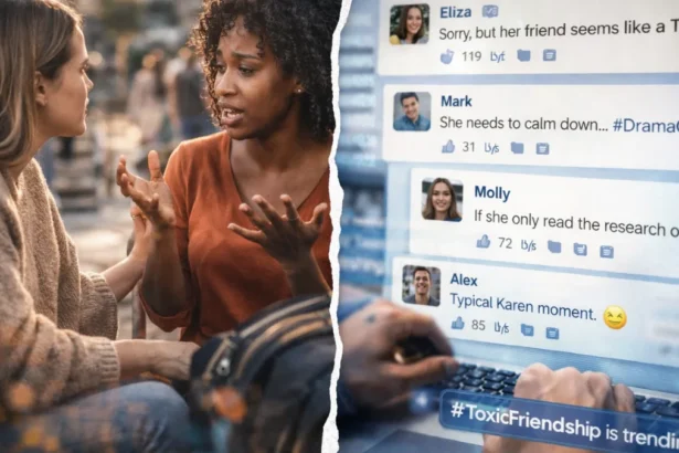 Comparison between real-life moment and online social media reactions