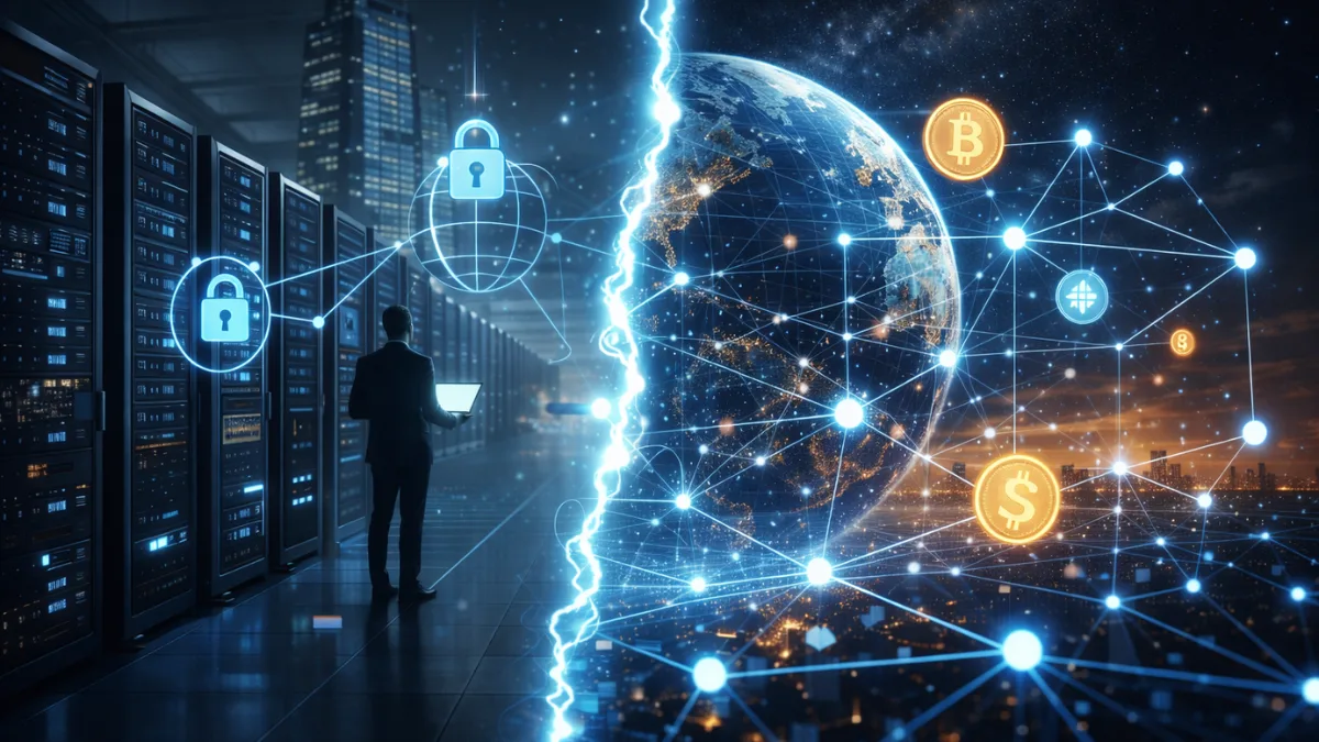 Comparison between traditional internet and Web3 Future decentralization