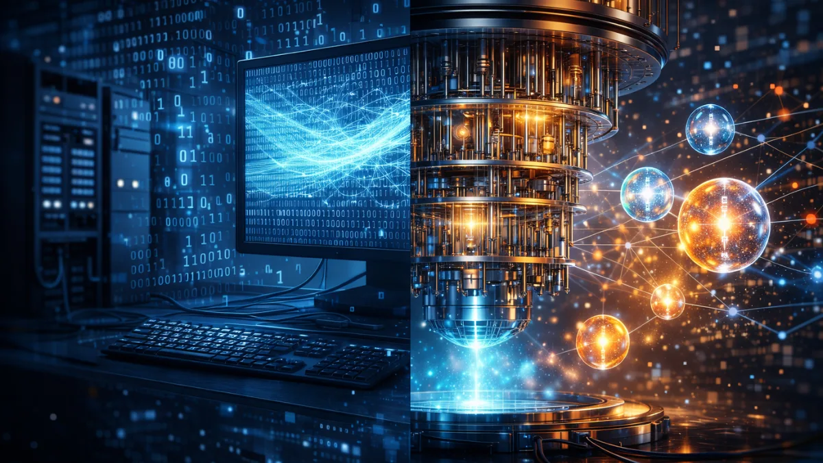 Comparison of classical computing and quantum AI technology
