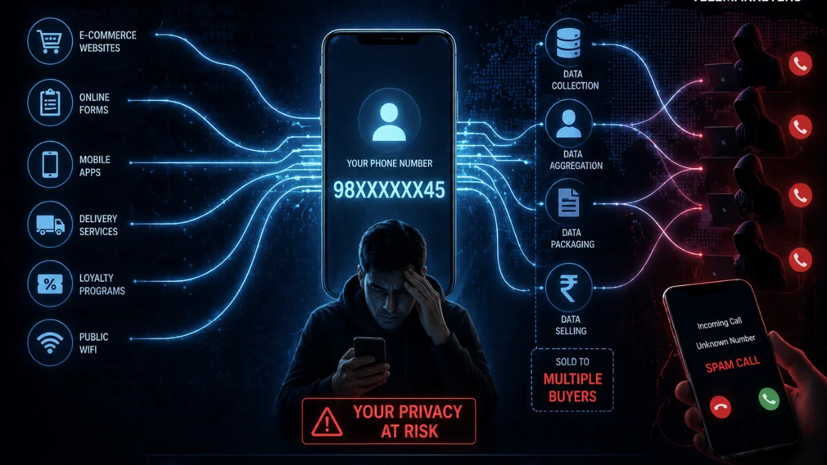 Digital data sharing leading to spam calls and privacy concerns in India