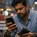 Hidden Bank Charges in India reflected in SMS alerts on mobile
