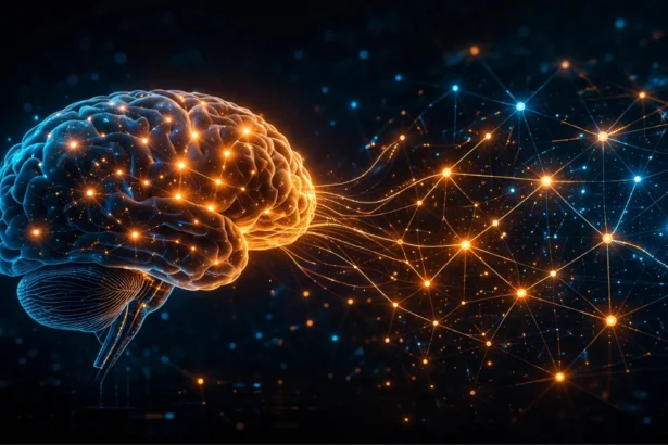 Human brain vs artificial neural networks concept