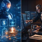 Human oversight vs AI automation decision-making concept