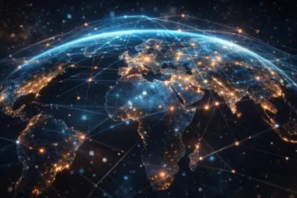 Internet explained as a global network connecting devices worldwide