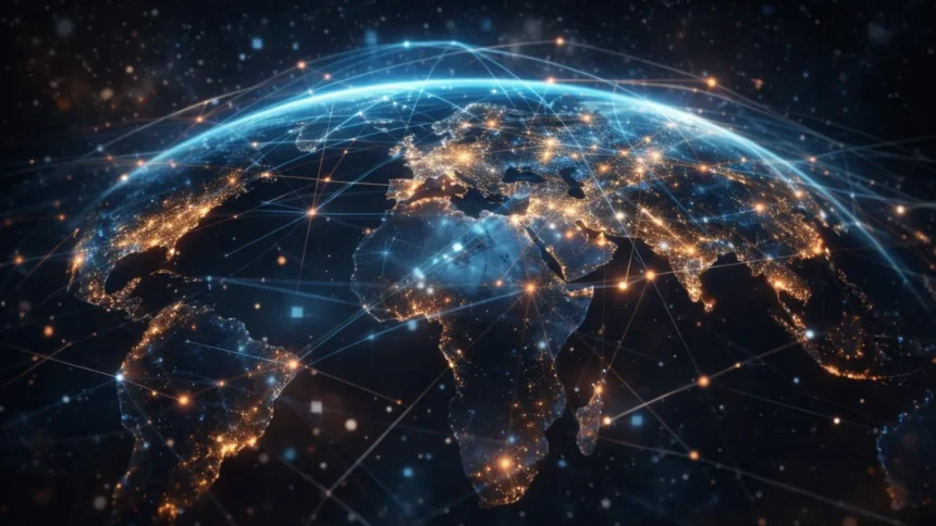 Internet explained as a global network connecting devices worldwide