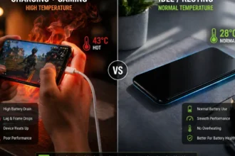 Phone heating while charging and gaming compared to normal use