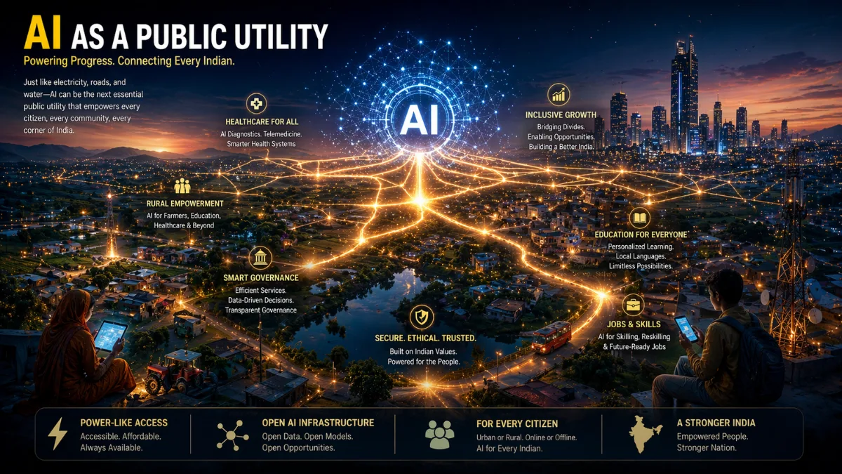 Public AI network connecting urban and rural India