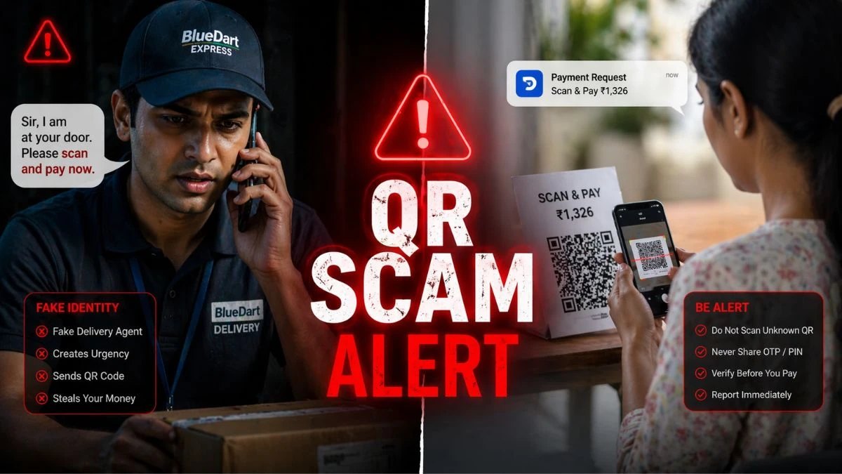 QR scam alert India cyber fraud awareness
