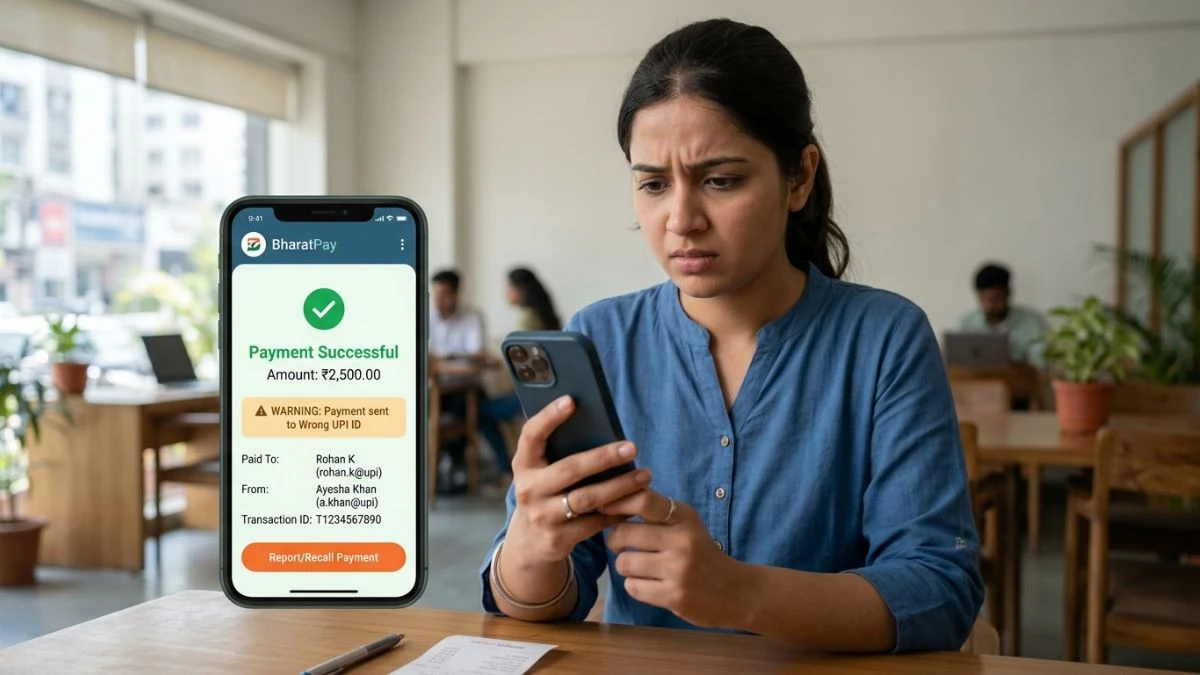 Sent to Wrong UPI ID