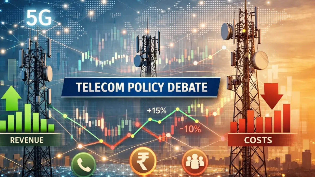 Telecom policy debate affecting incoming call services in India Prompt 3