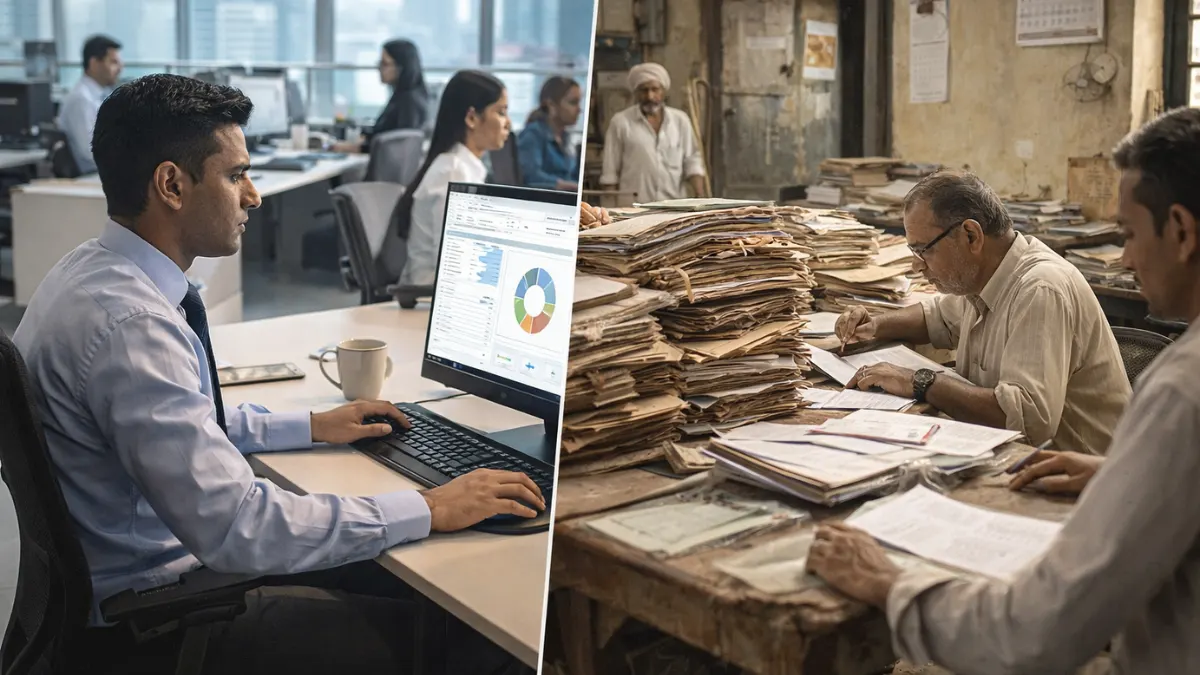 Urban vs rural digital infrastructure comparison in India
