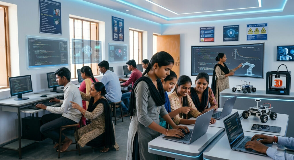 Future of Skill India with digital skills training and modern workforce development