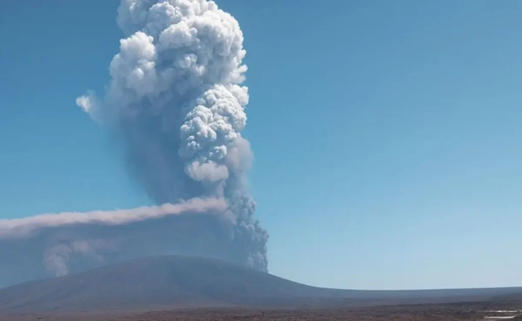 Hayli Gubbi volcano eruption in Ethiopia with massive ash plume (1)