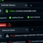 How to check website safety using secure URL indicators