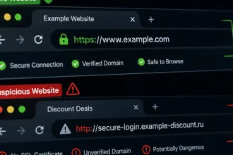 How to check website safety using secure URL indicators