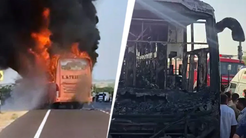 Jaisalmer Bus Fire: 20 Dead, 16 Hurt in Tragic Crash