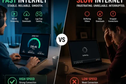 fast vs slow internet comparison Technology & Digital Issues