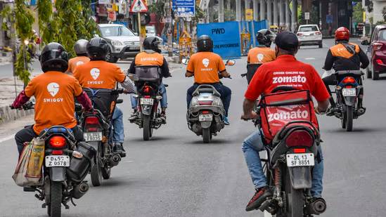 Gig workers protest for labour rights and social security in India