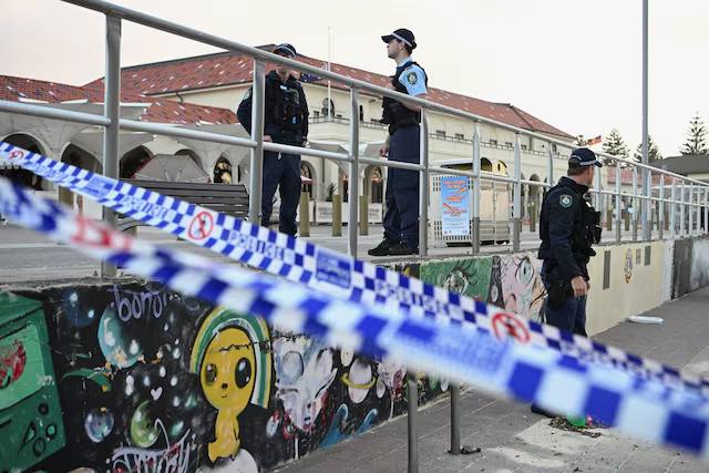 Australian police counter-terrorism unit during public safety operation