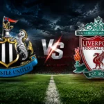 Newcastle vs Liverpool Premier League clash featuring players from both teams