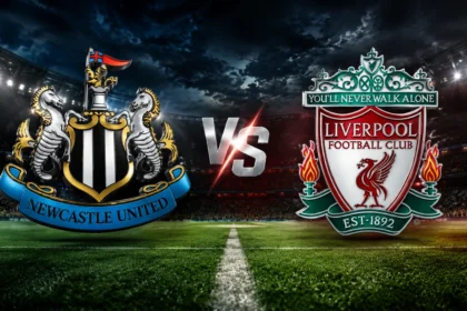 Newcastle vs Liverpool Premier League clash featuring players from both teams