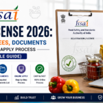 FSSAI license certificate and food business owner applying on FoSCoS portal