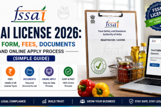 FSSAI license certificate and food business owner applying on FoSCoS portal